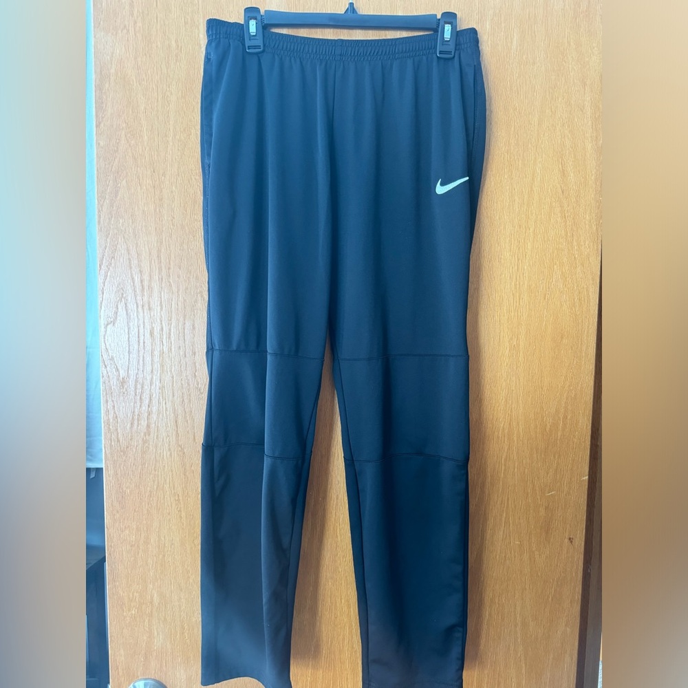 Nike Womens Black Joggers with White Swoosh